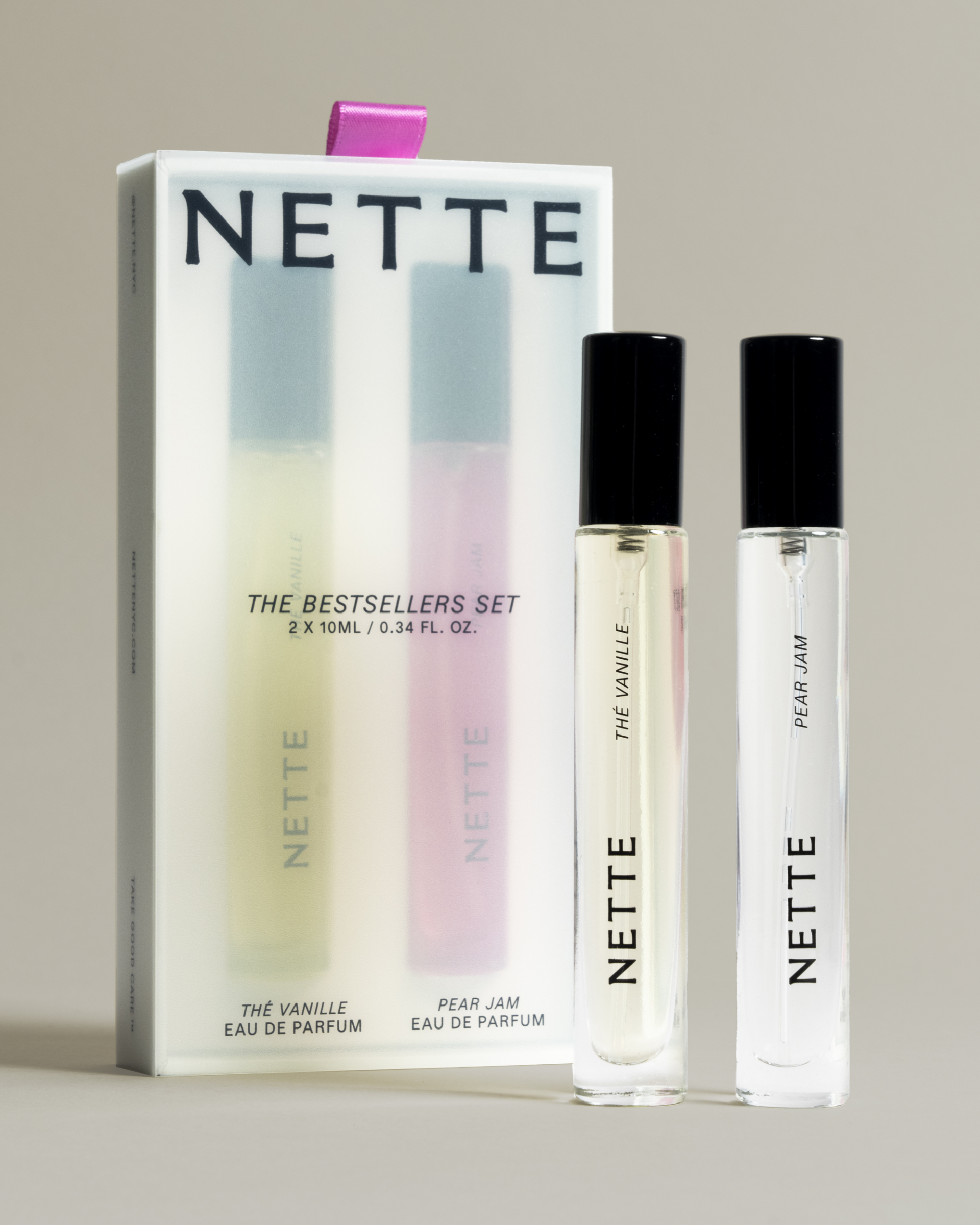 Thé Vanille and Pear Jam, in one ultra-cute, giftable set. • Nette NYC